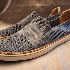 UGG Womans Denim Knit Slip-Ons Dock Shoes 9.5
